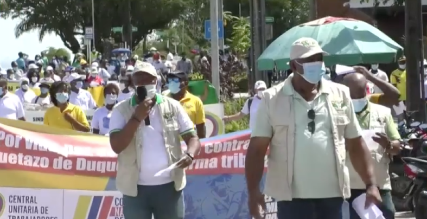 Manifestaciones en Quibdó