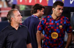 Hansi Flick, técnico del Barcelona