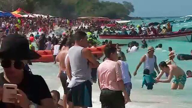 Sigue el caos en Playa Blanca pese a controles policiales
