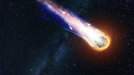 Imagen referencial meteorito Imagen referencial meteorito