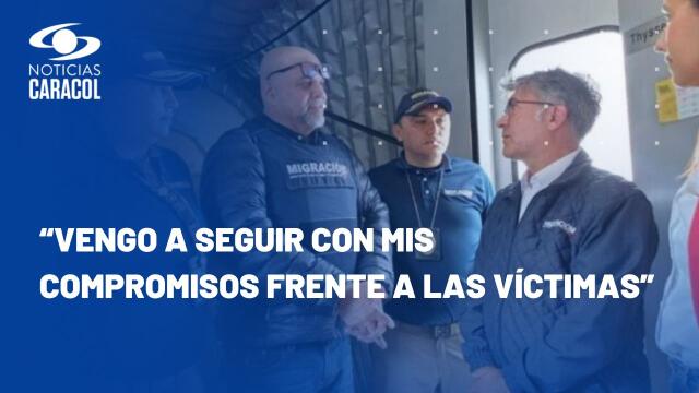 Salvatore Mancuso ya llegó a Colombia: "Quiero honrar mi palabra con Petro como gestor de paz" Salvatore Mancuso ya llegó a Colombia: "Quiero honrar mi palabra con Petro como gestor de paz"