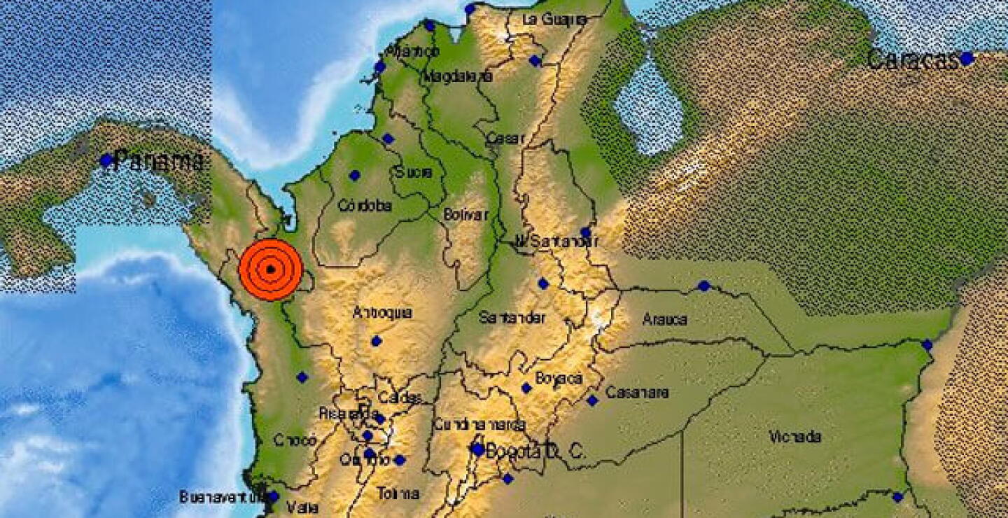 Dos temblores de tierra sacudieron a Riosucio, Chocó.