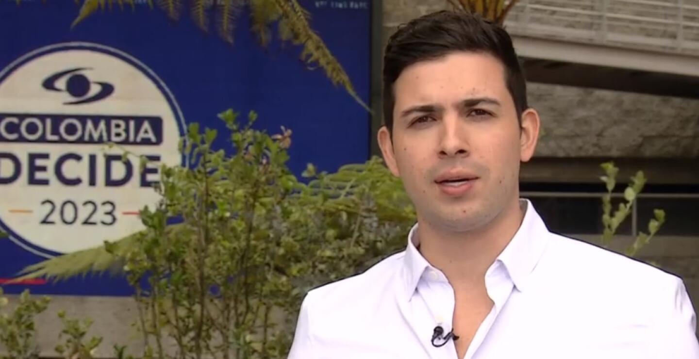 Esteban Restrepo, candidato a la Gobernación del Antioquia, expuso sus propuestas en la Plaza Caracol