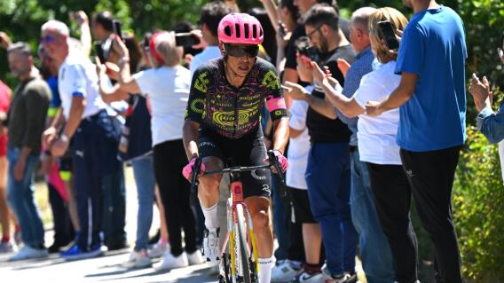 Esteban Chaves (EF Education EasyPost), ciclista colombiano que estuvo en la fuga de la 10 del Giro de Italia 2024 Esteban Chaves (EF Education EasyPost), ciclista colombiano que estuvo en la fuga de la 10 del Giro de Italia 2024