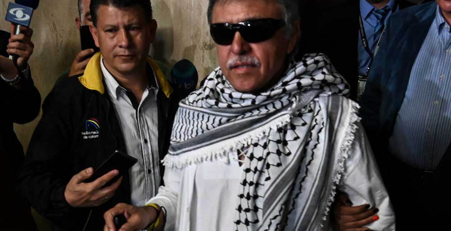 337734_BLU Radio // Seuxis Pausias Hernández Solarte, 'Jesús Santrich' // Foto: AFP