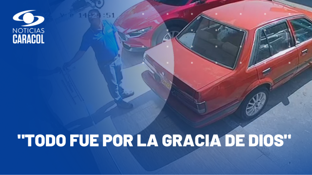 Video: hombre se salvó, casi de milagro, de ser aplastado en una gasolinera de Valledupar Video: hombre se salvó, casi de milagro, de ser aplastado en una gasolinera de Valledupar
