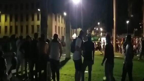 348951_BLU Radio. Vandalismo tras marcha en Bucaramanga / Foto: suministrada