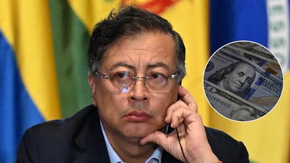 Presidente Petro sobre proyecto para recortar ayuda de EE. UU. a Colombia.