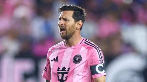 Lionel Messi, capitán de Inter Miami, en el partido contra DC United, por la MLS Lionel Messi, capitán de Inter Miami, en el partido contra DC United, por la MLS