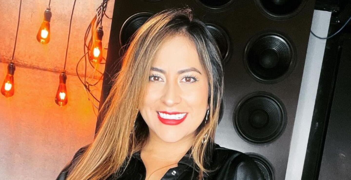 Laura Sarmiento, locutora de La Kalle