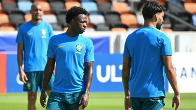 Vinícius, delantero de la Selección Brasil. 