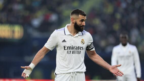 Karim Benzema, delantero y capitán del Real Madrid. Karim Benzema, delantero y capitán del Real Madrid.
