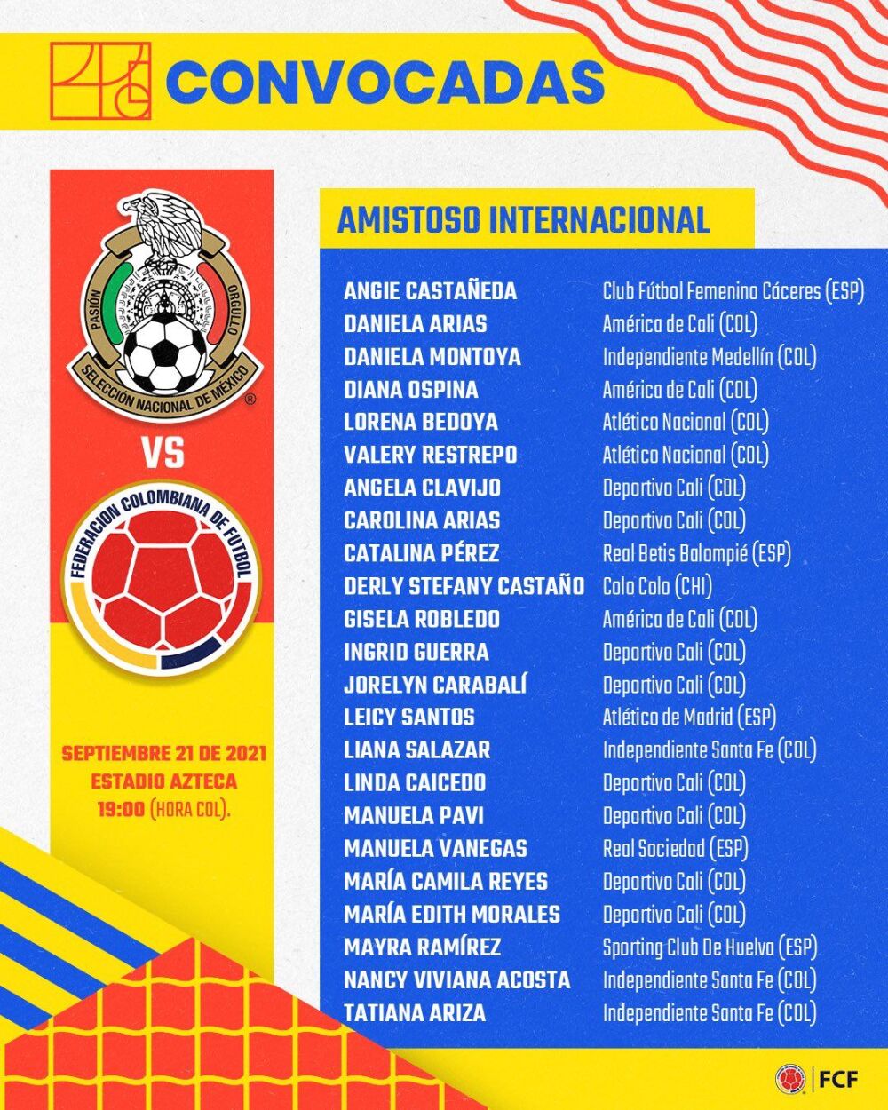 Convocatoria Selección Colombia femenina foto fcf.jpeg