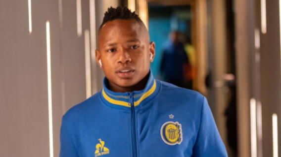Jaminton Campaz, extremo colombiano de Rosario Central. 