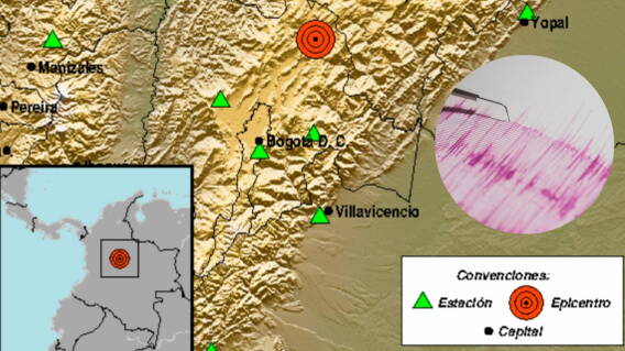 Temblor en Colombia hoy jueves, 10 de julio de 2025