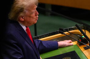 El presidente Donald Trump habla durante la 81.ª sesión de las Naciones Unidas (ONU).