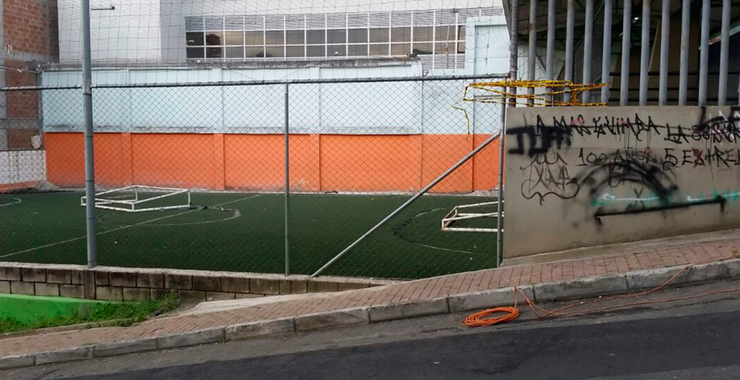 135202_Cancha donde falleció el joven / Foto: Javier Velázquez