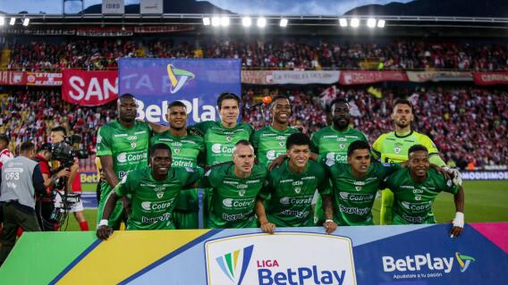La titular de La Equidad vs. Santa Fe, por la Liga Betplay II-2024. La titular de La Equidad vs. Santa Fe, por la Liga Betplay II-2024.