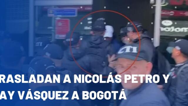 Primeras imágenes de Nicolás Petro y Day Vásquez capturados Primeras imágenes de Nicolás Petro y Day Vásquez capturados