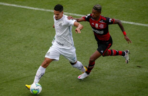 2020 Brasileirao Series A: Santos v Flamengo Play Behind Closed Doors Amidst the Coronavirus (COVID - 19) Pandemic