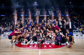 Barcelona campeón de la Liga Endesa. Foto: FCBbasket Barcelona campeón de la Liga Endesa. Foto: FCBbasket