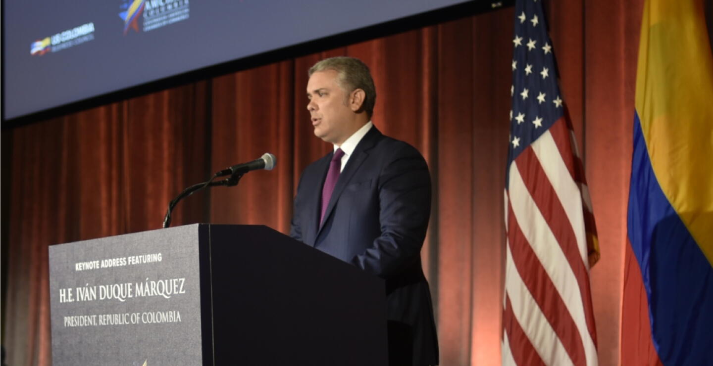 327543_BLU Radio, Duque en Washington / foto: Presidencia