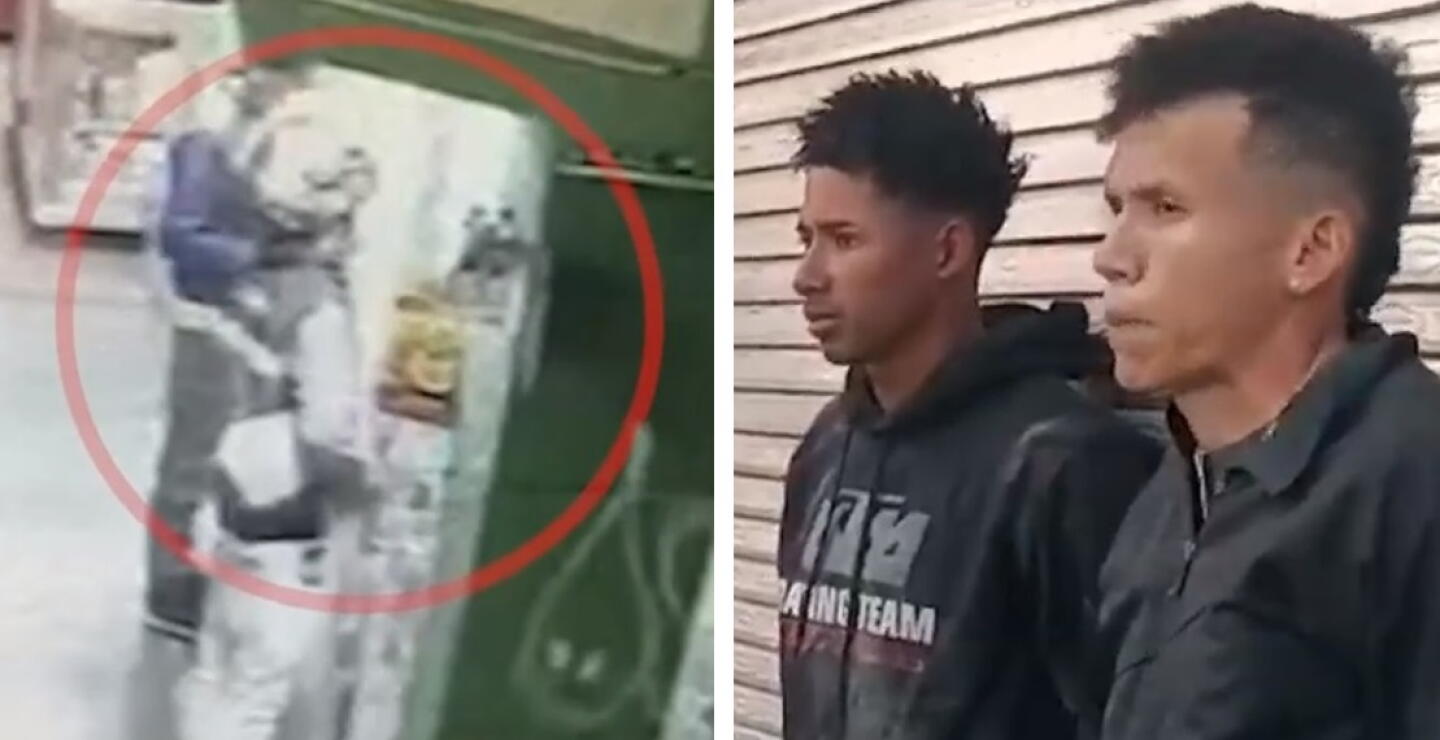 Cámaras de seguridad grabaron a extorsionista cuando lanzaba una granada a un local comercial