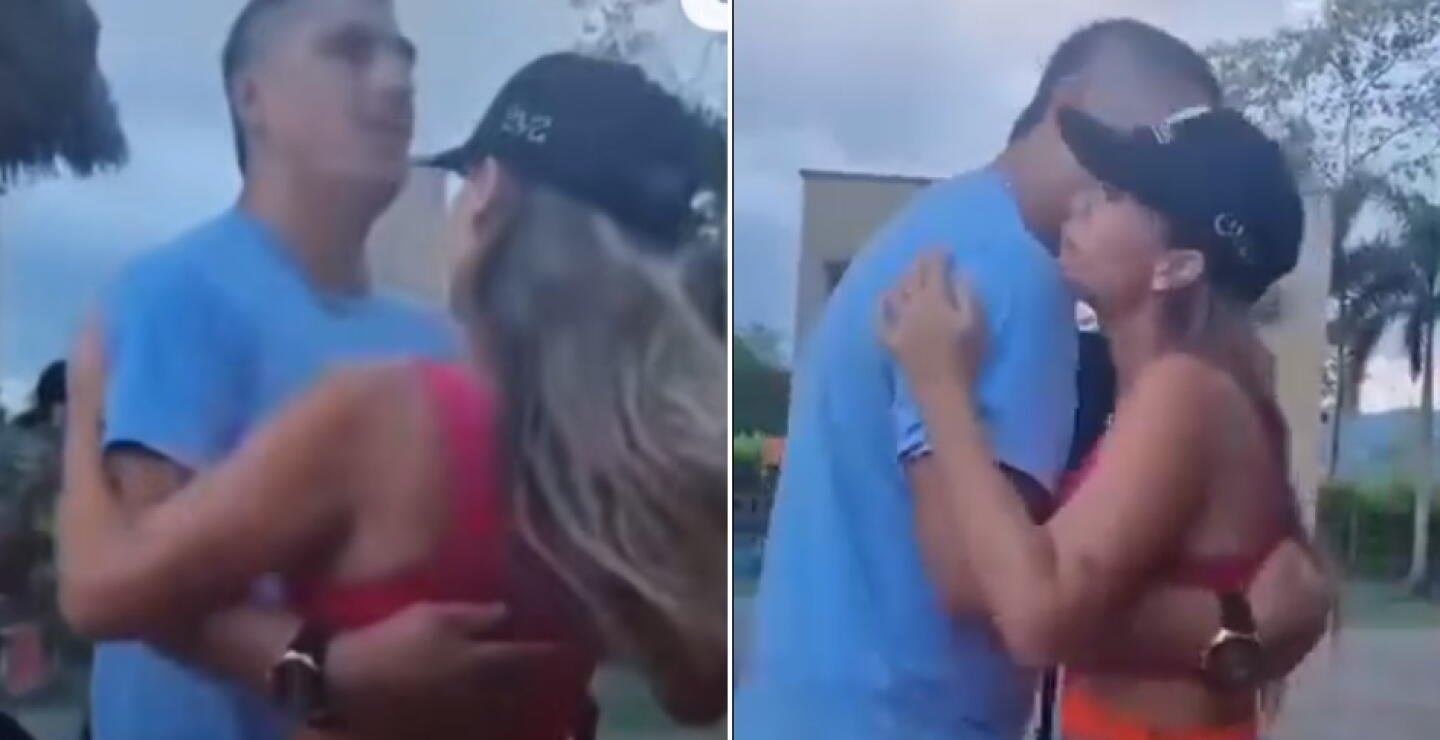 Compañero de la Sijín bailando