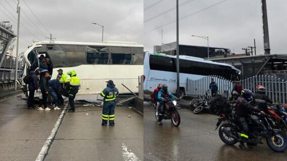 Accidente de bus en Bosa Accidente de bus en Bosa