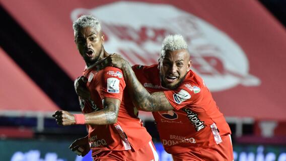 Yesus Cabrera y Duván Vergara, jugadores de América de Cali. Dimayor.jpeg Yesus Cabrera y Duván Vergara, jugadores de América de Cali. Dimayor.jpeg