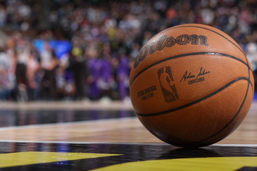 Imagen de referencia del balón oficial de la NBA