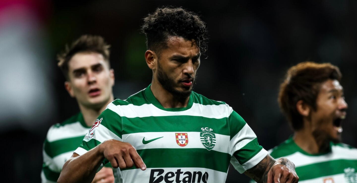 Luis Javier Suárez, delantero del Sporting Lisboa. 