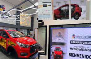 La Universidad ECCI inauguró un laboratorio especializado en vehículos eléctricos, híbridos, baterías, alto voltaje y diagnóstico.