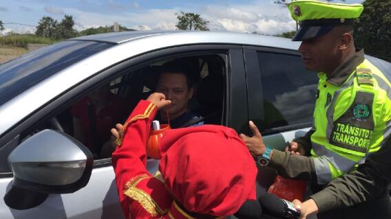 271760_Foto Campaña 'No sea calabazo' Policía de Tránsito y Transportes de Bucaramanga