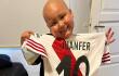 Juanfer Carballo es un pequeño hincha de River Plate, que tiene como ídolo a Juan Fernando Quintero.