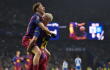 Barcelona le ganó al Espanyol por la Liga de España. 