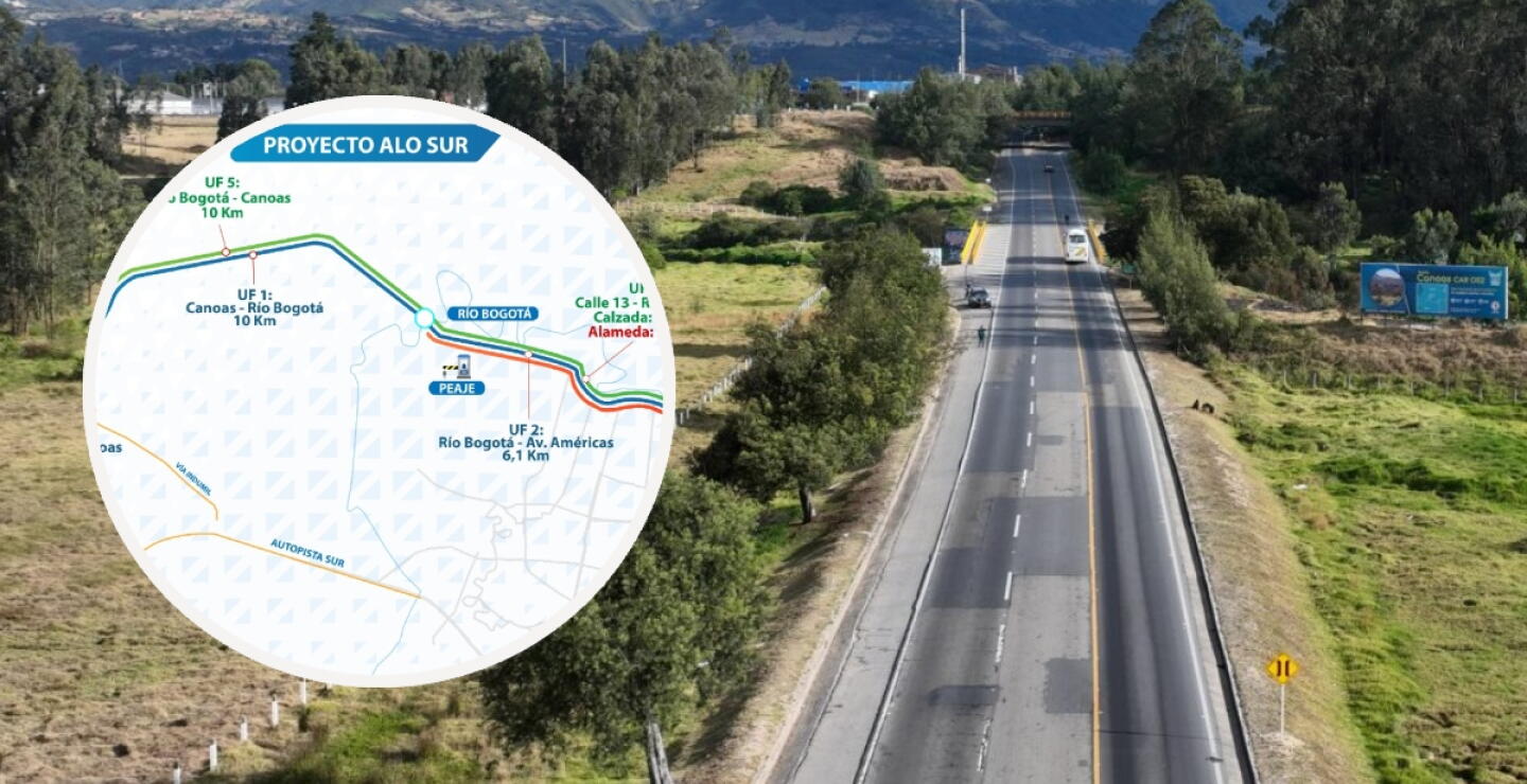 Así es el trazado de la ALO, autopista de 8 carriles que cruzará toda Bogotá