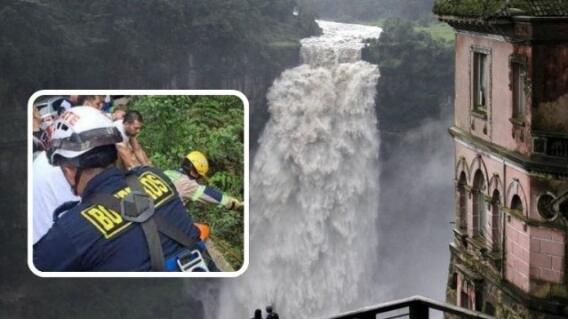 Motociclista y parrillera se accidentan en el Salto del Tequendama Motociclista y parrillera se accidentan en el Salto del Tequendama