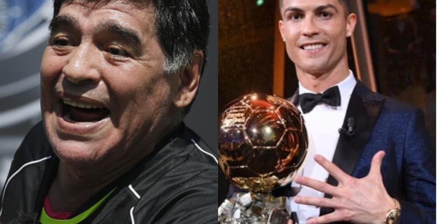 297639_BLU Radio. Diego Maradona - Cristiano Ronaldo // Foto: Collage AFP