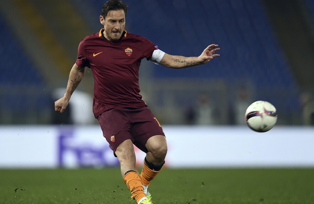 280813_BLU Radio. Francesco Totti. Foto: AFP