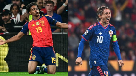 España y Croacia se enfrentan este martes en la Liga de Naciones de la UEFA. 