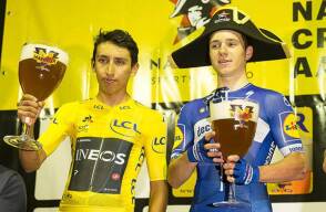 AFP: Egan Bernal y Remco Evenepoel