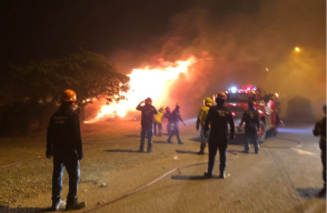 314378_BLU Radio. Incendio en Cali /Foto: Gestion del Riesgo @RiesgoCali