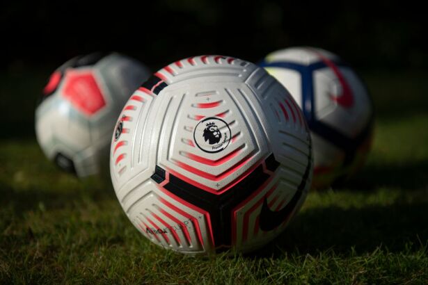 The Official Nike Premier League Match Ball and Protective Mask