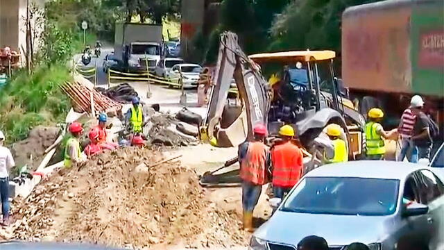 Habilitan vía Ibagué – Armenia tras derrumbe que ocasionó grandes trancones