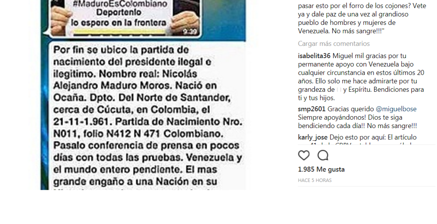 288930_BLU Radio: Miguel Bosé / Foto: Instagram @miguelbose