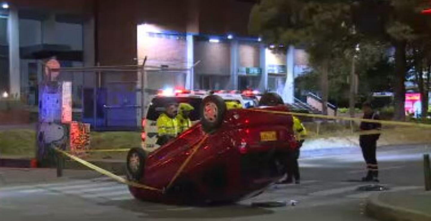 Familia de Bogotá sufrió accidente de tránsito por taxista imprudente que hacía piques ilegales