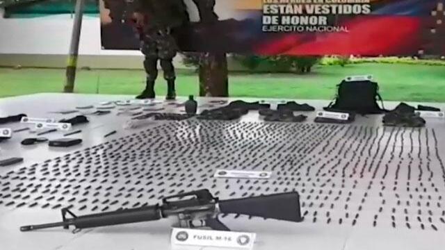 Hallan dos caletas con armas de las FARC en La Macarena y San Vicente del Caguán 