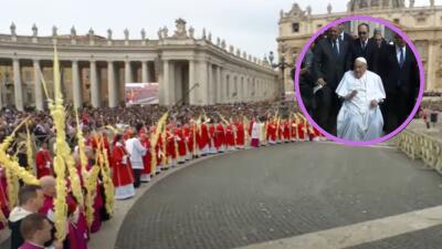 Papa Francisco reapareció en pleno Domingo de Ramos en el Vaticano con importante mensaje