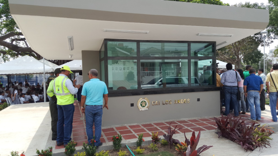 282476_BLU Radio - CAI blindado en barrio los Andes. Foto Twitter Alcaldía de Barranquilla.